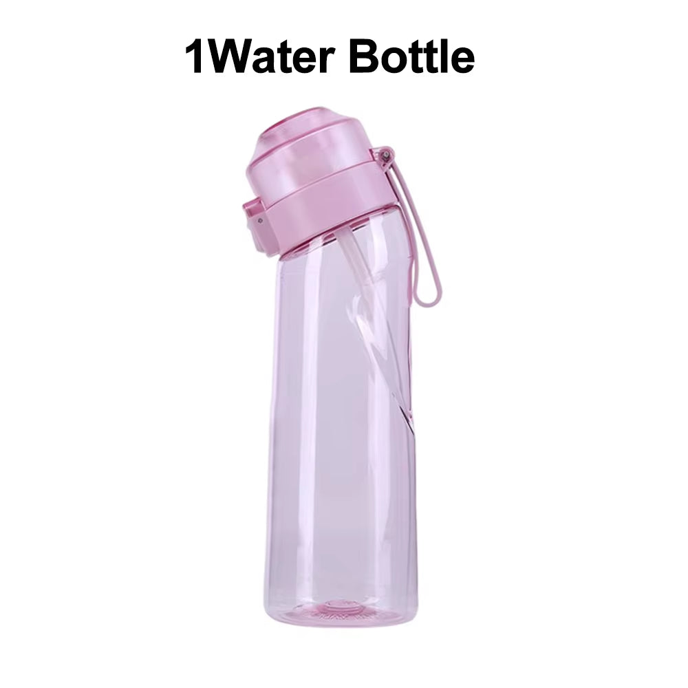 Motion Water Bottle with 1Or7 Flavour Pods 650ML Large Capacity Sports Water up Bottle Starter up Set New Fruit Fragrance