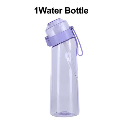 Motion Water Bottle with 1Or7 Flavour Pods 650ML Large Capacity Sports Water up Bottle Starter up Set New Fruit Fragrance