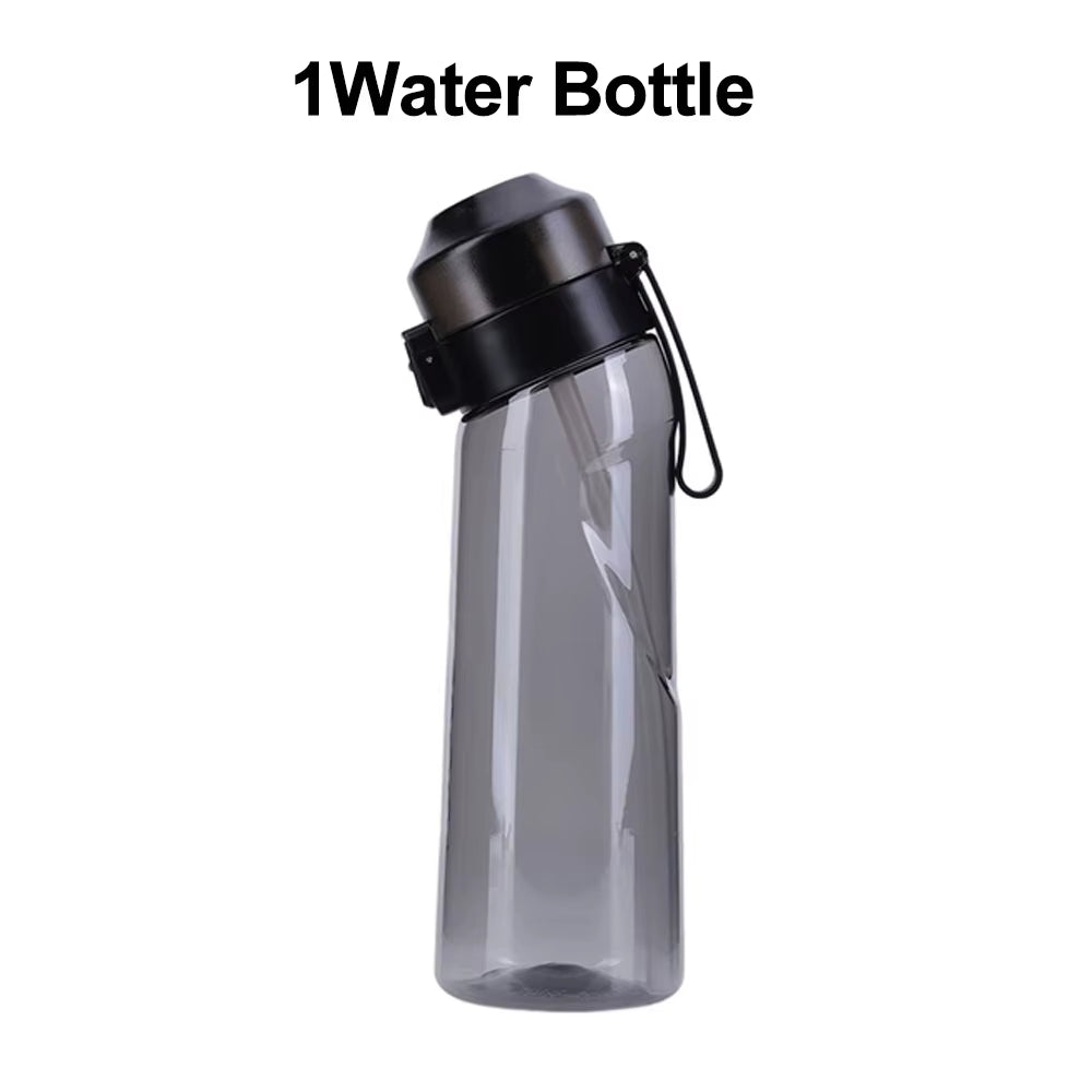 Motion Water Bottle with 1Or7 Flavour Pods 650ML Large Capacity Sports Water up Bottle Starter up Set New Fruit Fragrance
