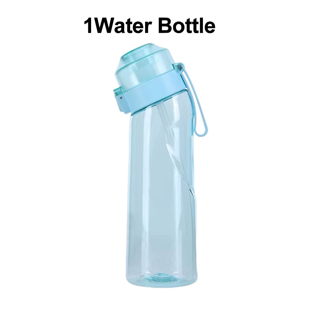 Motion Water Bottle with 1Or7 Flavour Pods 650ML Large Capacity Sports Water up Bottle Starter up Set New Fruit Fragrance